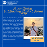 Asian Studies Outstanding Student Award 2024